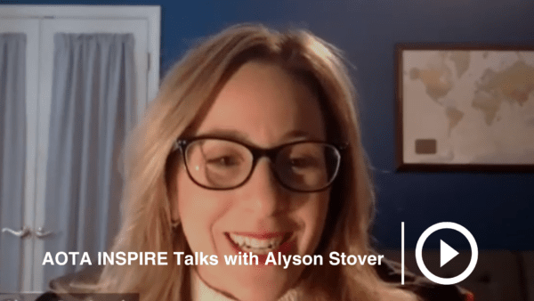 AOTA INSPIRE Talks with Alyson Stover image