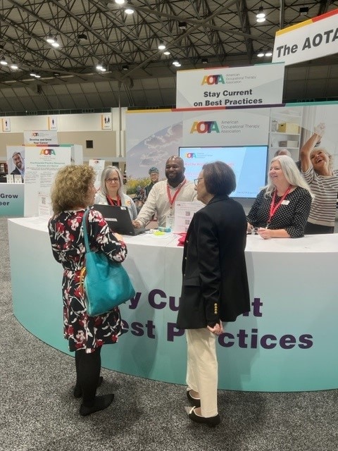 AOTA Experience Booth in Action